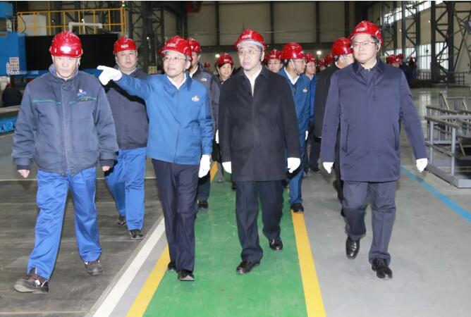 雷凡培、楊金成到渤船集團調(diào)研